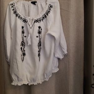 Boho peasant blouse